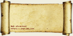 Anđelija Belodedić vizit kartica